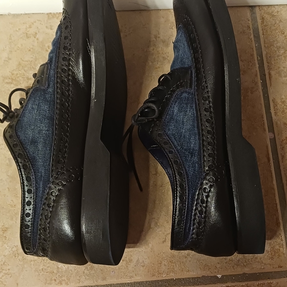 Men doucal's denim jeans oxfords - Picture 7 of 8